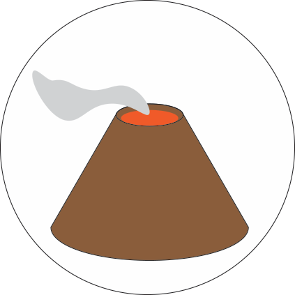 URI Volcano Logo