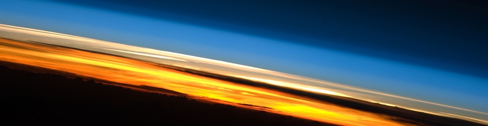 Side view of Earth's atmosphere taken from the International Space Station [NASA]