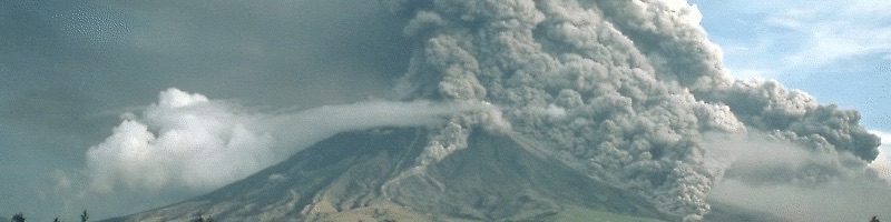 Pyroclastic flow at Mt. Mayon, Philippines (USGS)