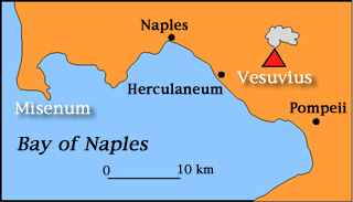Map of the Bay of Naples