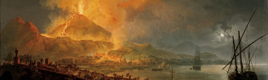 Eruption of Mt. Vesuvius by Pierre-Jacues Volaire